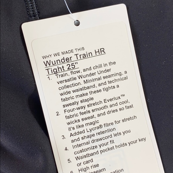 Lululemon wunder train HR tight 25” - Picture 4 of 4